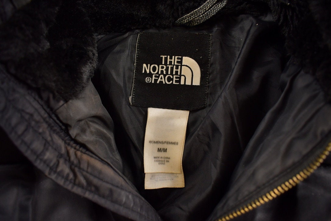 Vintage 1990s The North Face Winter Jacket  Winter Ski Coat  Athletic Zip Up  Outdoorsman  Winter Outerwear  Womens