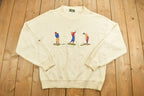 Vintage 1990s Susquehanna Trail Embroidered Golf Knitted Sweater