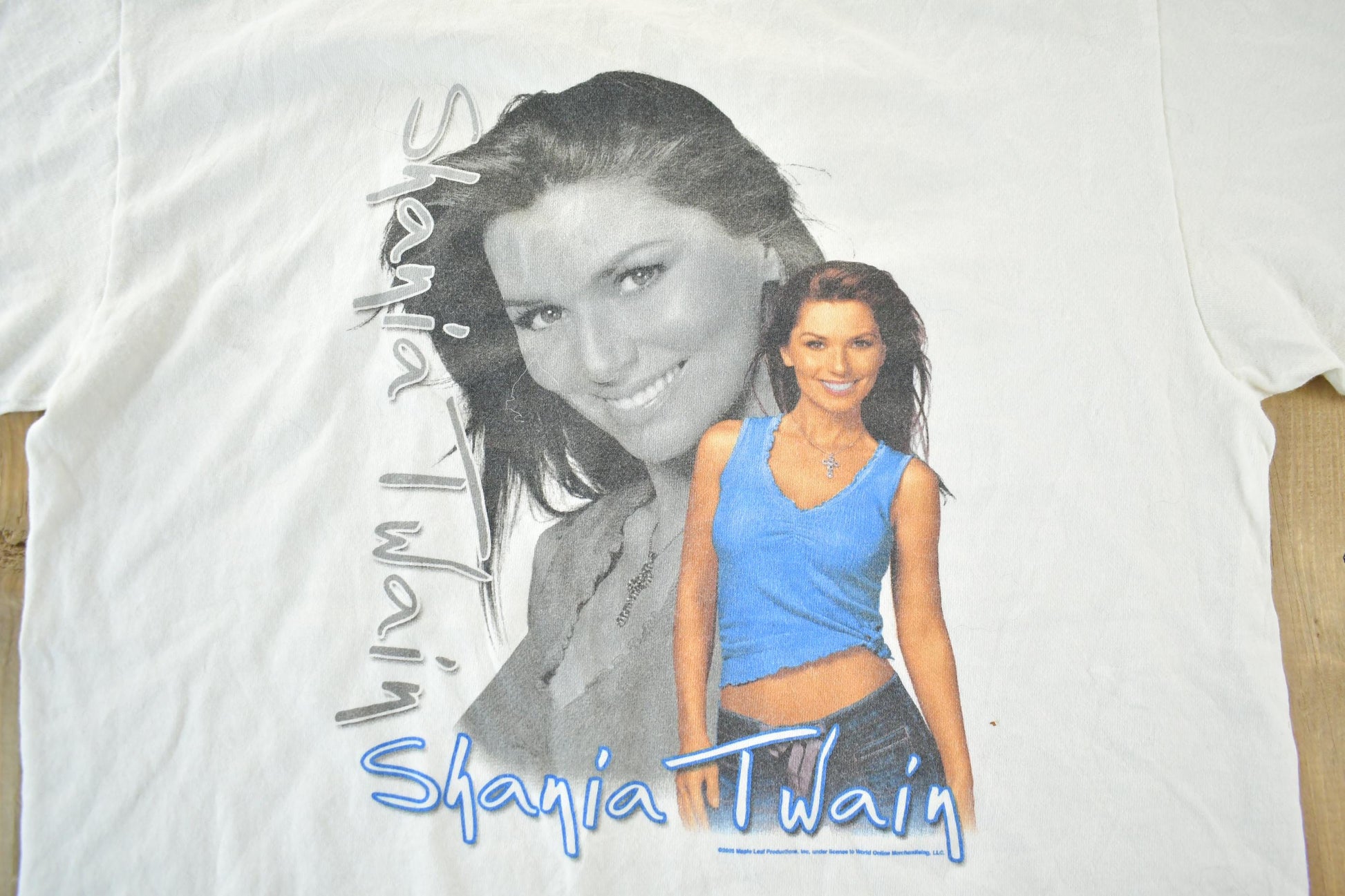 Vintage 2003 Shania Twain Tour Band T-Shirt