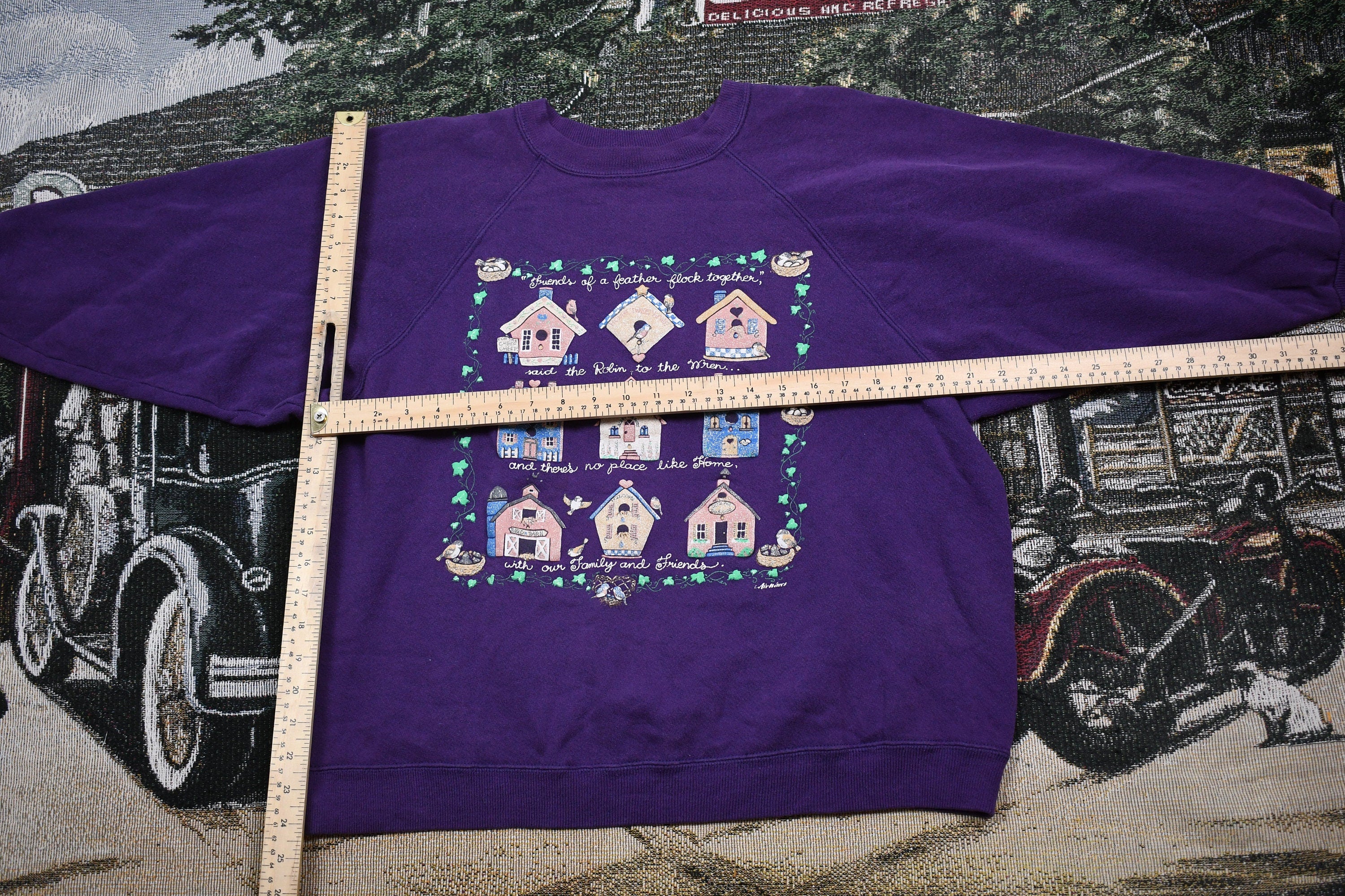Vintage 1990s Bird House Graphic Crewneck