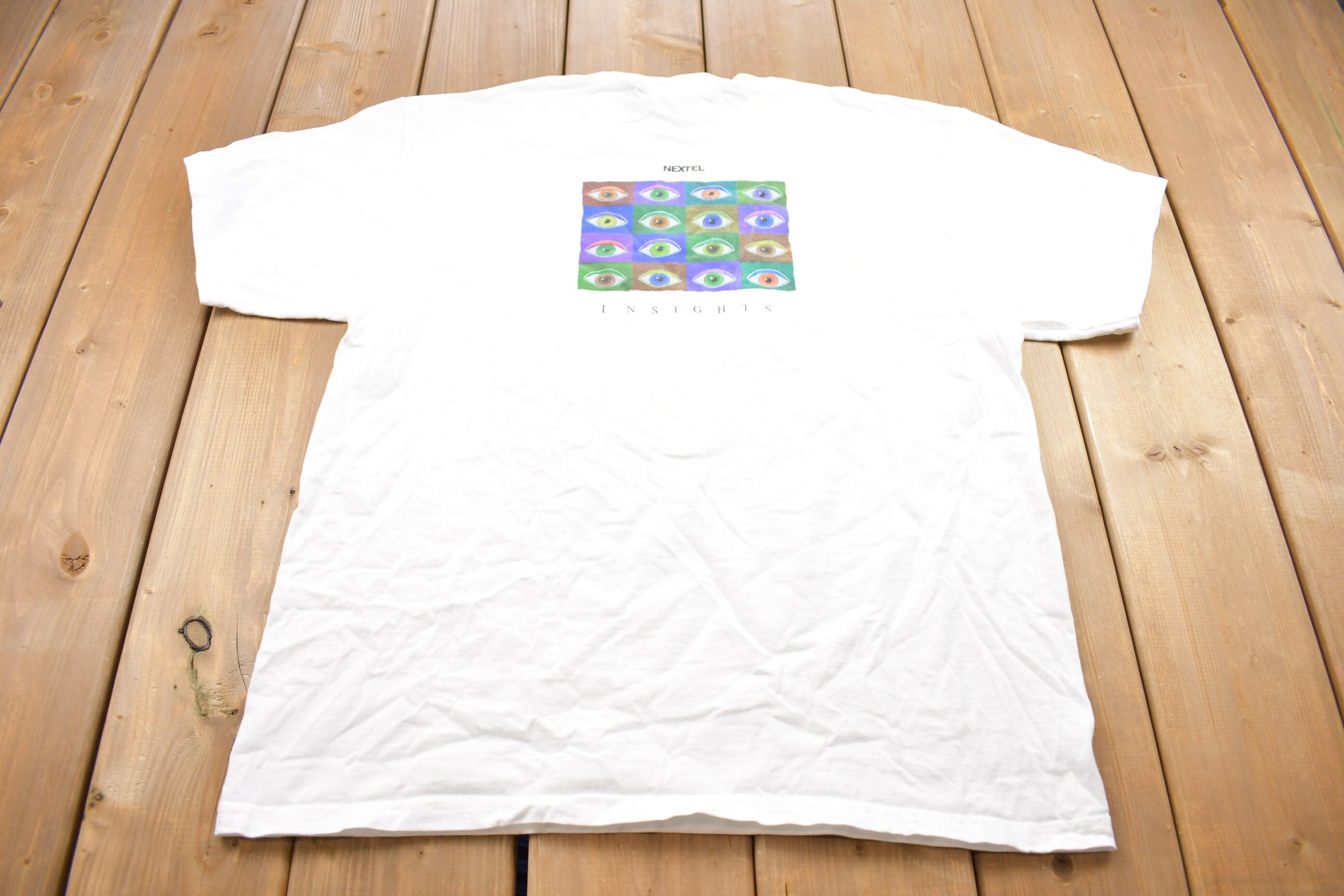 Vintage 1990s Nextel Insights Graphic Lee T Shirt