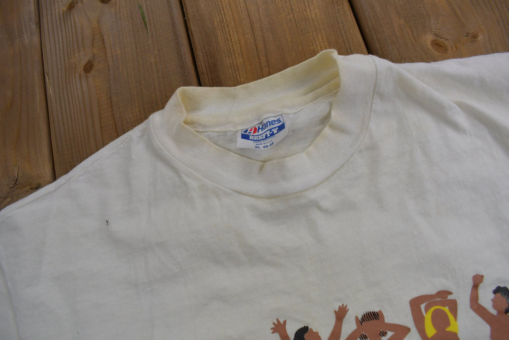 Vintage 1980s ROE Versus WADE Graphic T Shirt