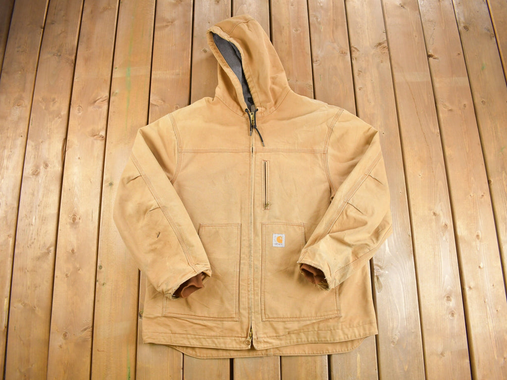 Vintage 1990s Carhartt Hooded Chore Jacket
