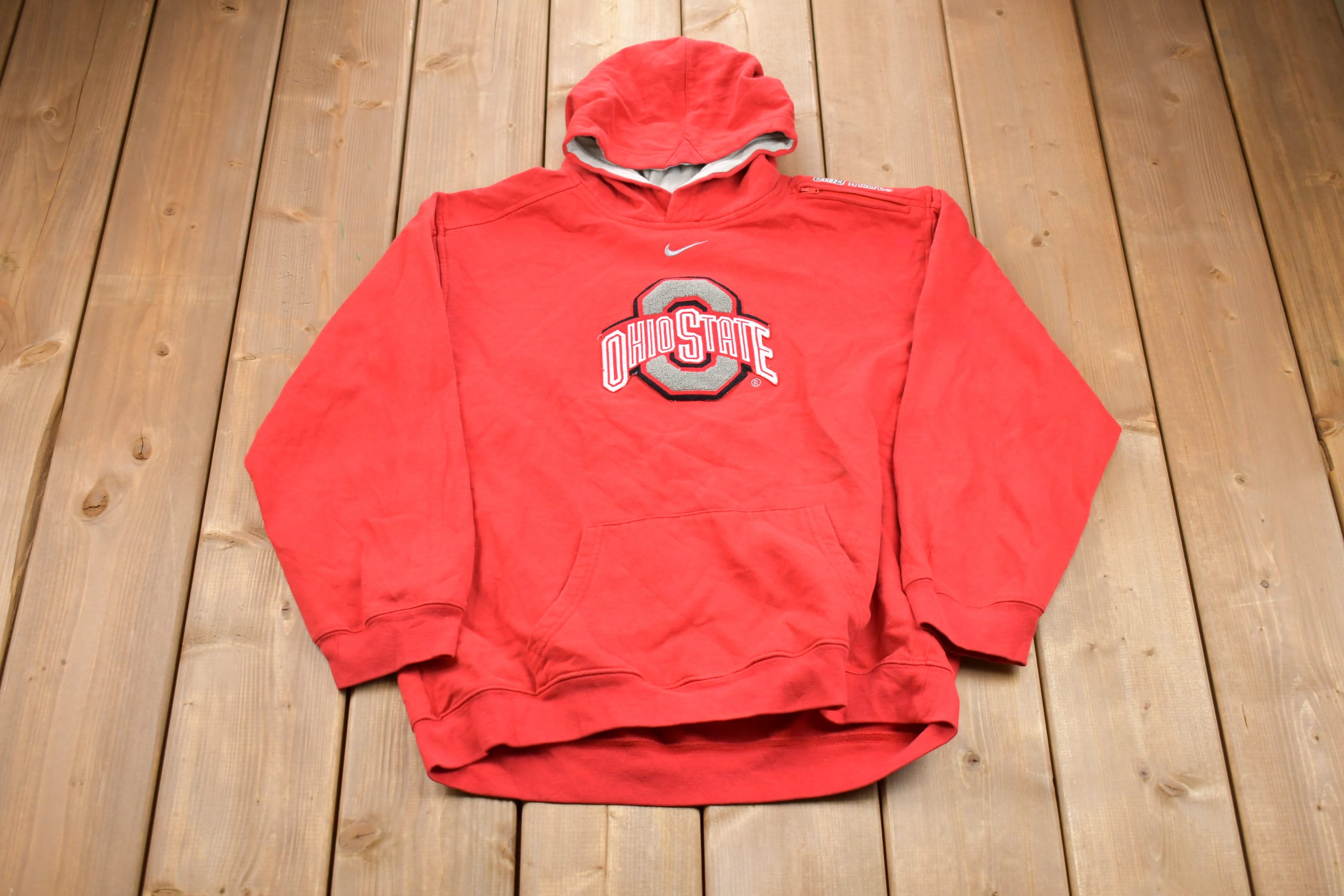 Vintage 1990s Nike University of Ohio State Buckeyes Collegiate Hoodie