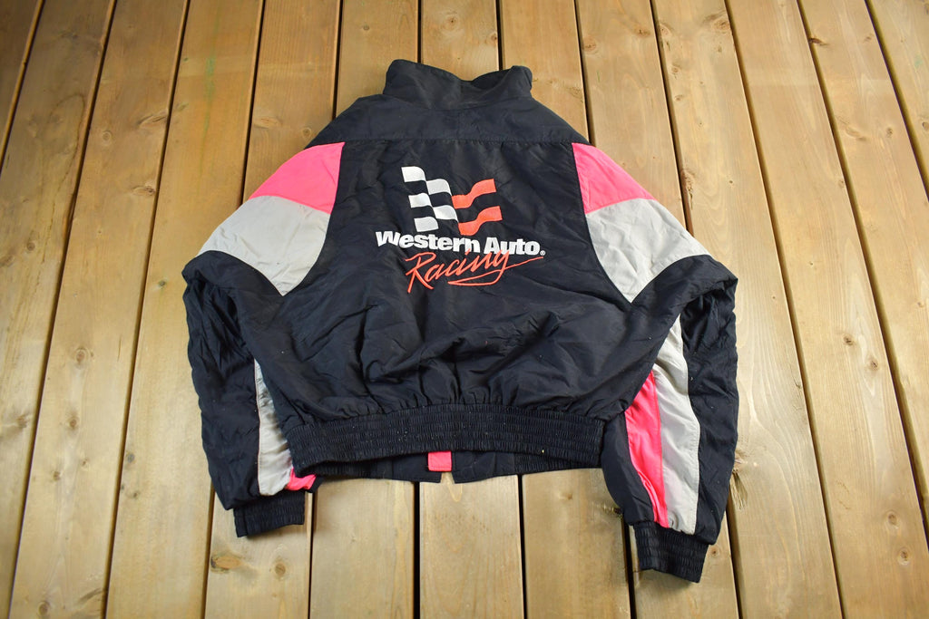 Vintage 1990s Nascar Darrell Waltrip Full Zip Jacket Adult Large / Sportswear / Streetwear Fashion / Racing Coat/ Automotive Apparel