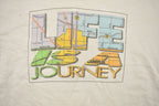 Vintage 1990s Life is a Journey Graphic T Shirt