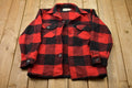 Vintage 1960s Bemidji 100% Wool Jacket  Wool Jacket  Vintage 60s Jacket  Outdoor  Winter  Made In USA  Buffalo Plaid
