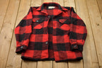 Vintage 1960s Bemidji 100% Wool Jacket  Wool Jacket  Vintage 60s Jacket  Outdoor  Winter  Made In USA  Buffalo Plaid
