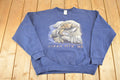 Vintage 1990s Ocean City Maryland Crabs Cartoon Graphic Souvenir Crewneck Sweatshirt Mens L / 90s Crewneck / Travel Vacation Sweater