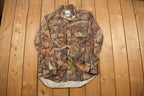 Vintage 1990s Hunter Camo Button Up Shirt