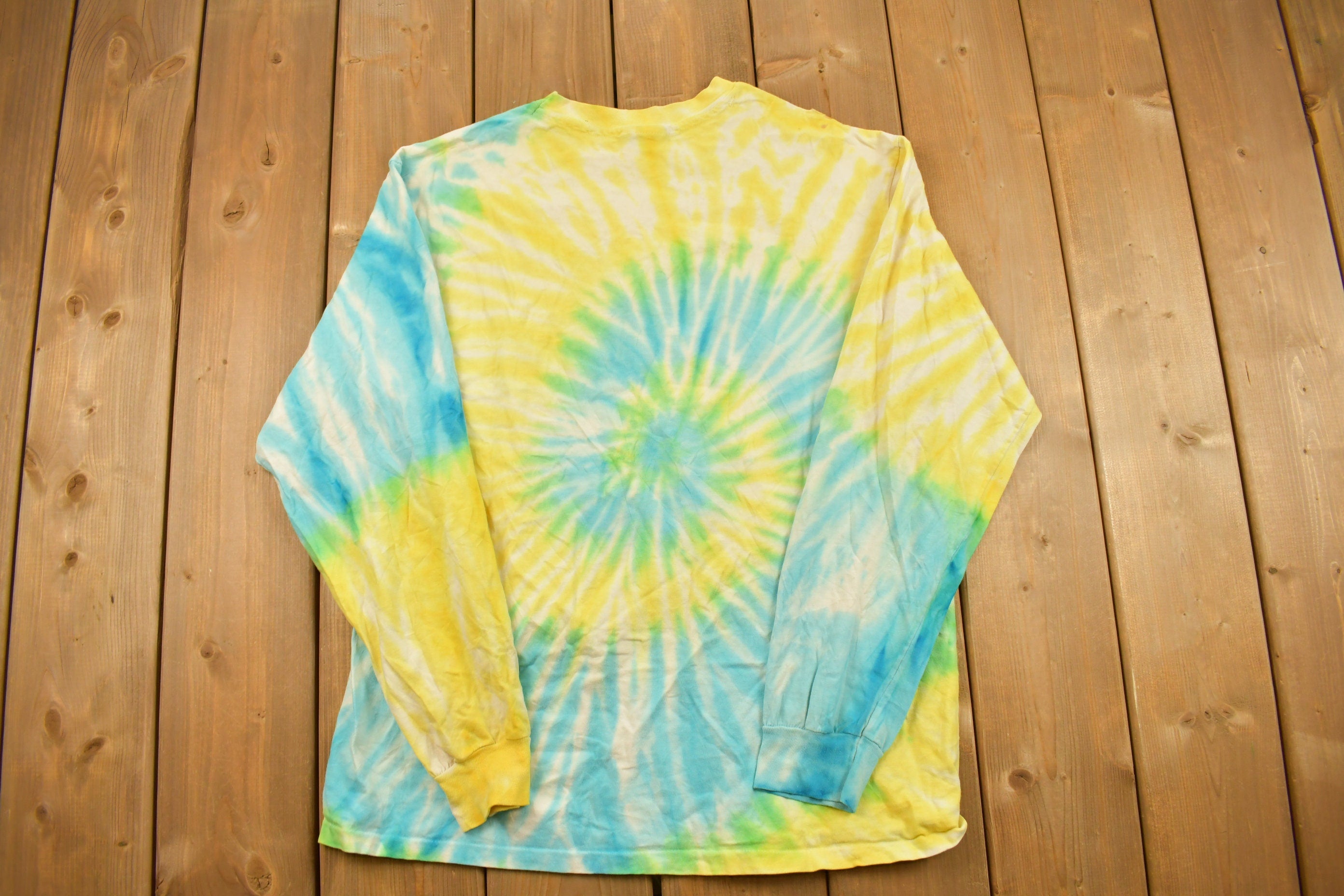 Vintage 1990s Miller Genuine Draft Tie Dye Graphic T Shirt / Vintage T Shirt / Streetwear / Graphic Tee / Made In USA