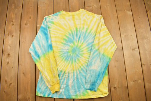 Vintage 1990s Miller Genuine Draft Tie Dye Graphic T Shirt / Vintage T Shirt / Streetwear / Graphic Tee / Made In USA