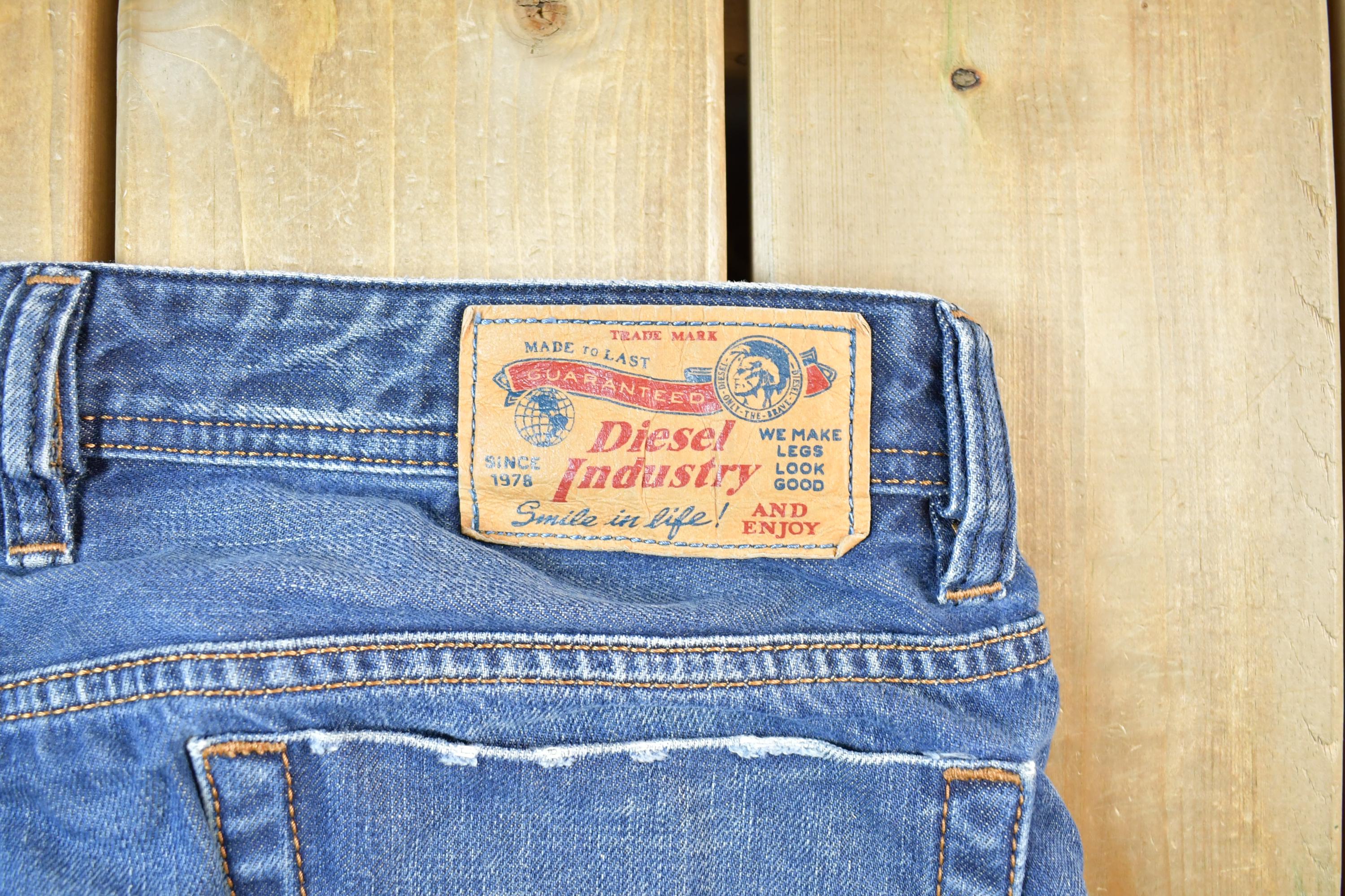 Vintage Y2K Diesel Viker Denim Jeans Size 34 x 34 Made In USA