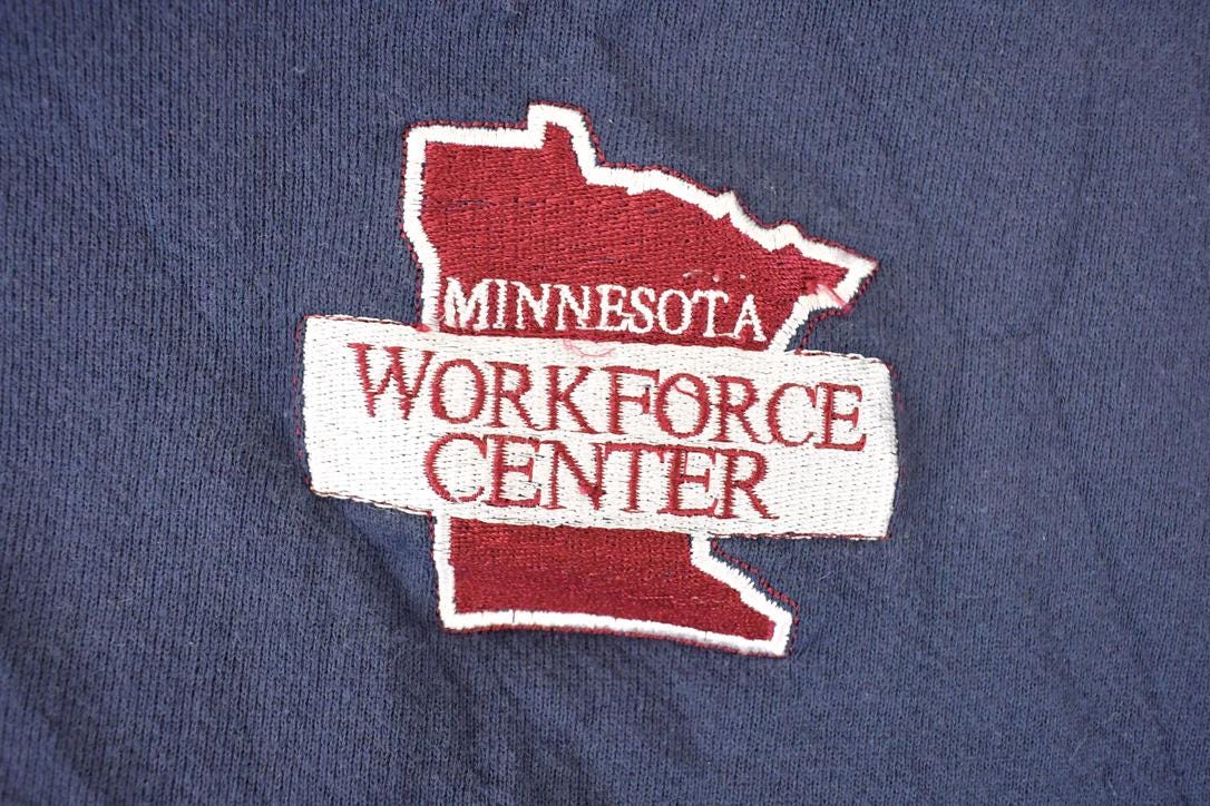 Vintage 1990s Minnesota Workforce Centre Heavyweight Crewneck Sweatshirt Men's XL