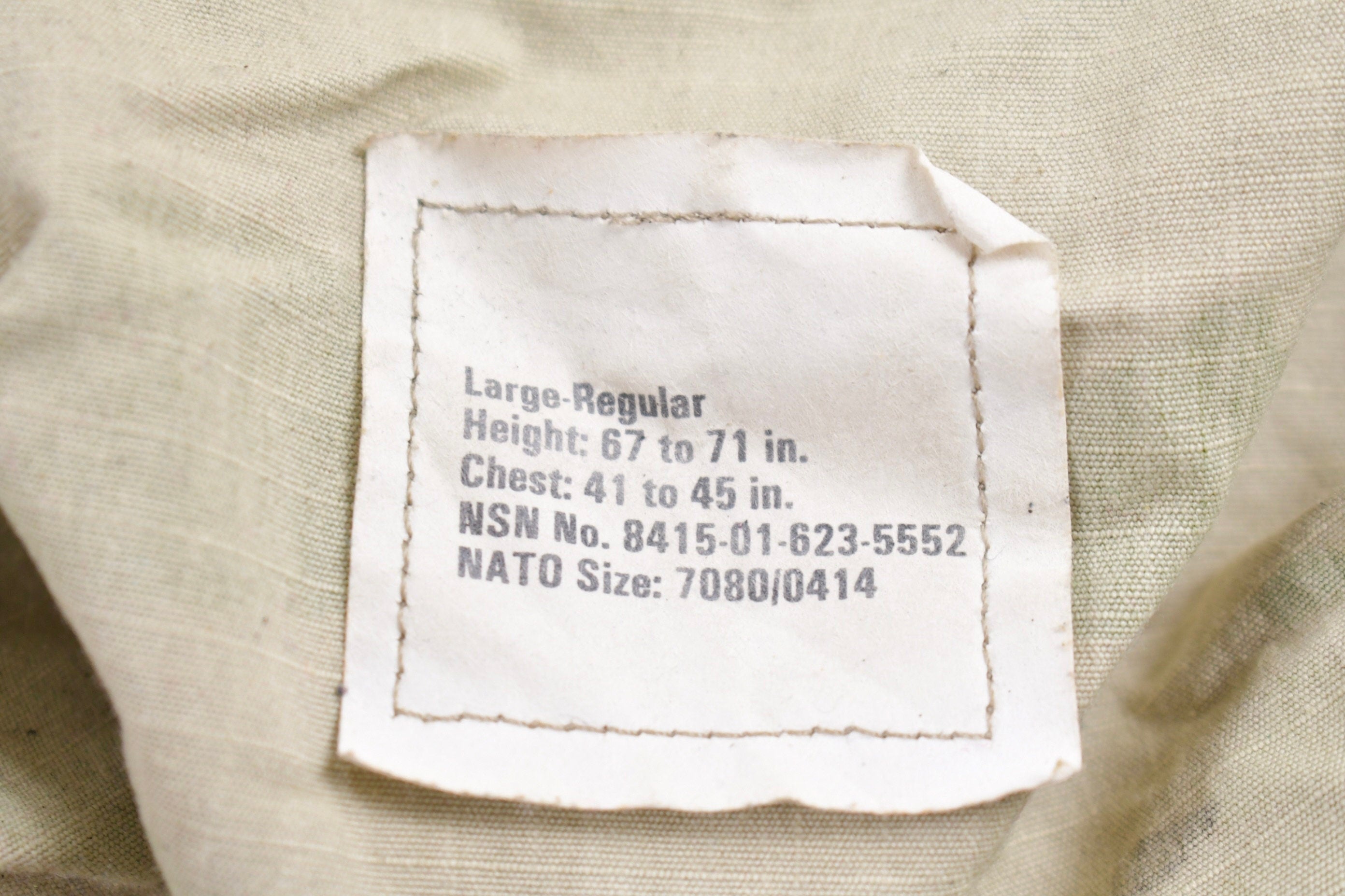 Vintage 2001 Military Multi Cam Tactical Coat