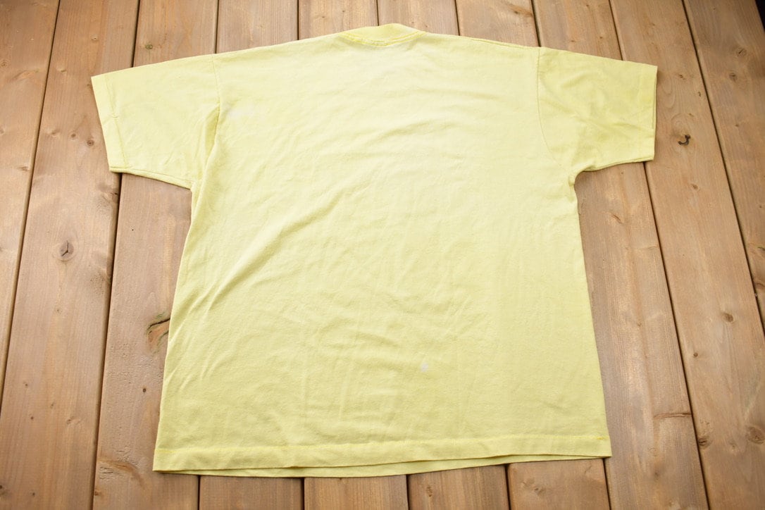 Vintage 1990s TIC Federal Credit Union Under Construction Graphic T-Shirt