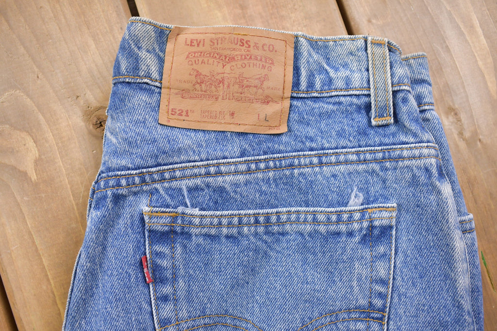 Vintage 1990s 521 Levi's Red Tab Jeans Size 31 x 33