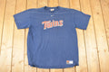 Vintage Y2K Nike Minnesota Twins Centre Scoosh MLB T-Shirt Men's XL