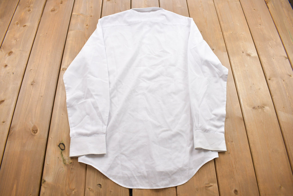 Vintage 1990s Saint Germain Button Up Dress Shirt