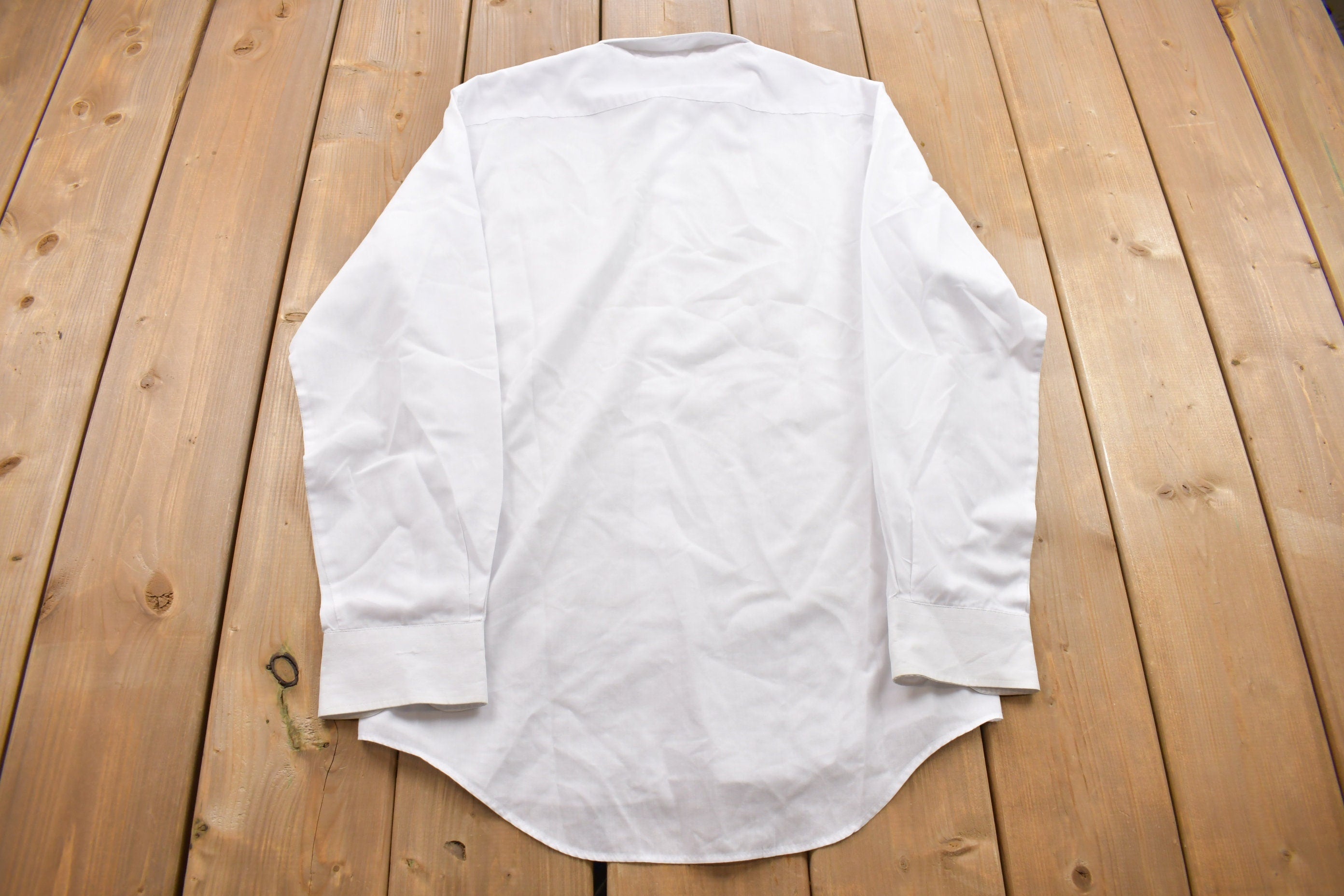 Vintage 1990s Saint Germain Button Up Dress Shirt