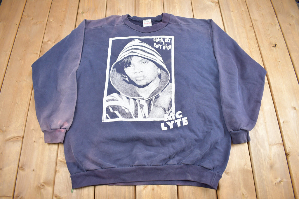 Vintage 1990s MC Lyte Ruff Neck Crewneck Sweatshirt
