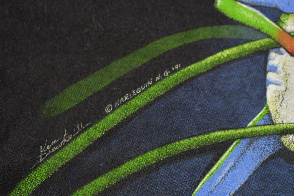 Vintage 1991 Treefrog Theme Graphic T-Shirt