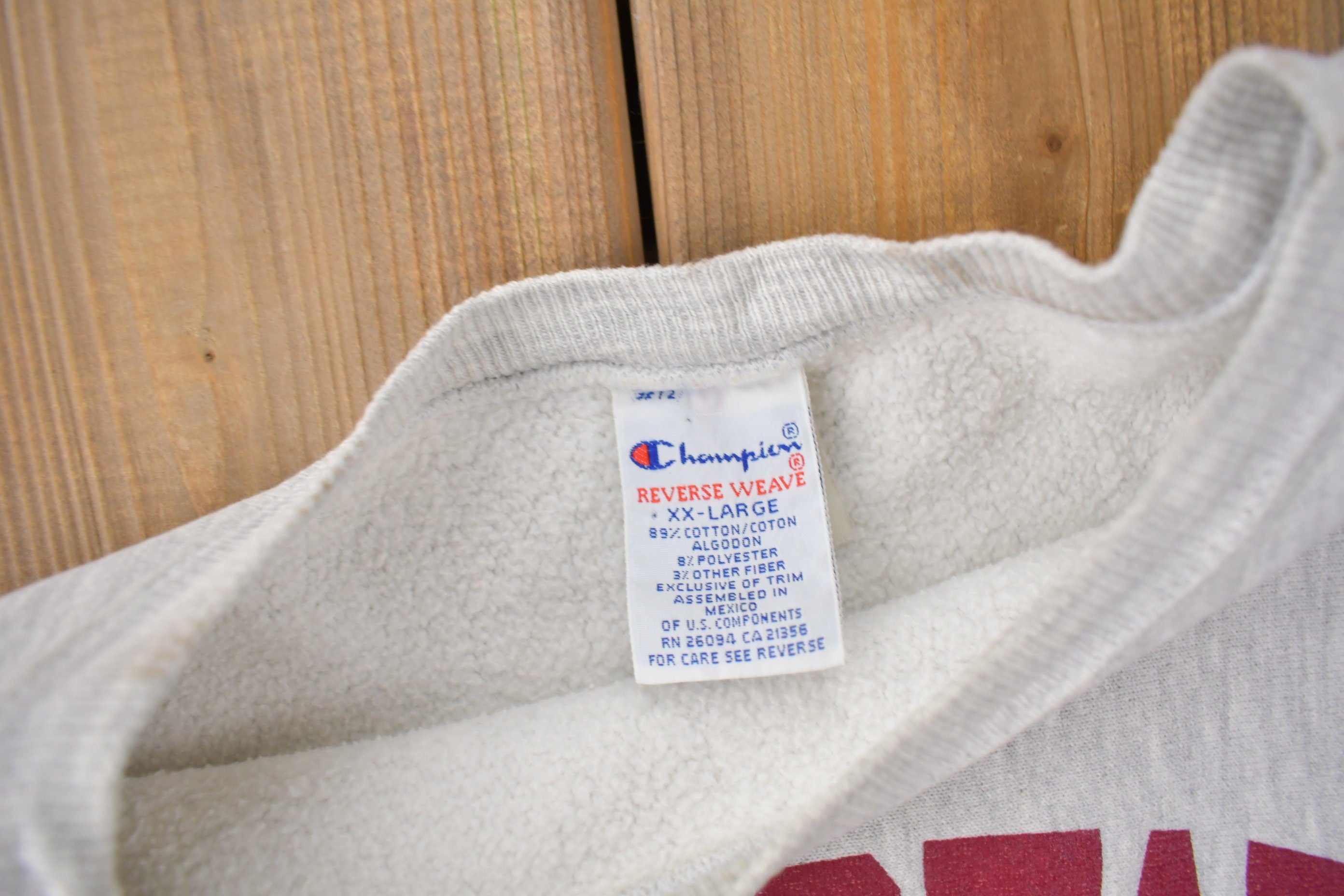 Vintage 1990s Iowa State College of Design Champion Reverse Weave Crewneck