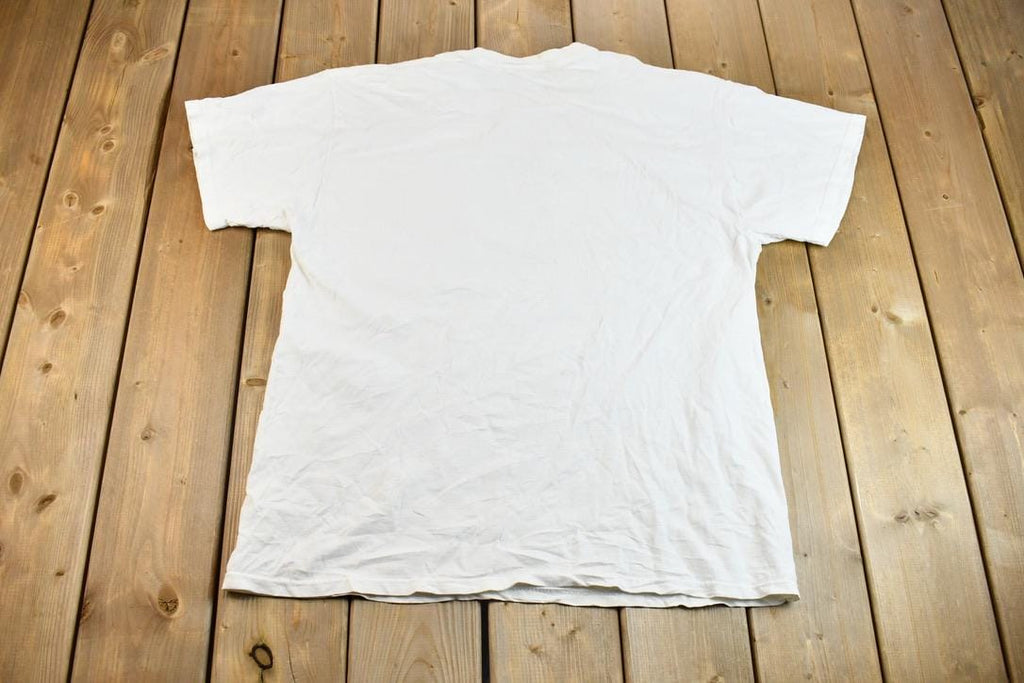 Vintage 1990s Galatians 5:22 Love Joy Peace Bible Quote Graphic T-Shirt