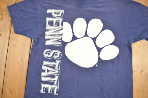 Vintage 1990s Penn State University Collegiate T-Shirt / NCAA Tee / Americana / Sportswear / Nittany Lions