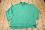Vintage 1990s GAP Long Sleeve Polo Sweatshirt Size Large