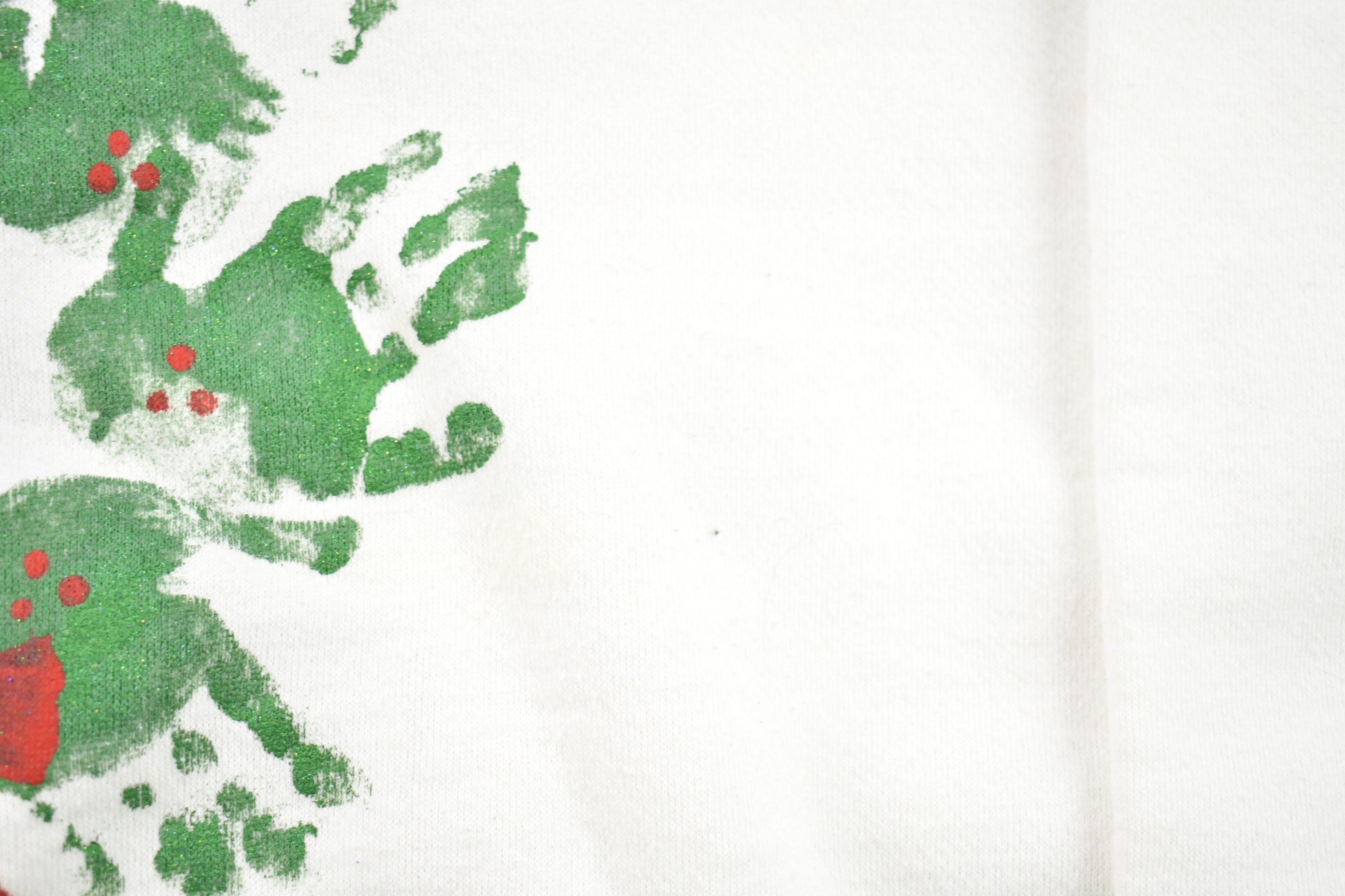 Vintage 1990s Finger Painted Crewneck Sweatshirt