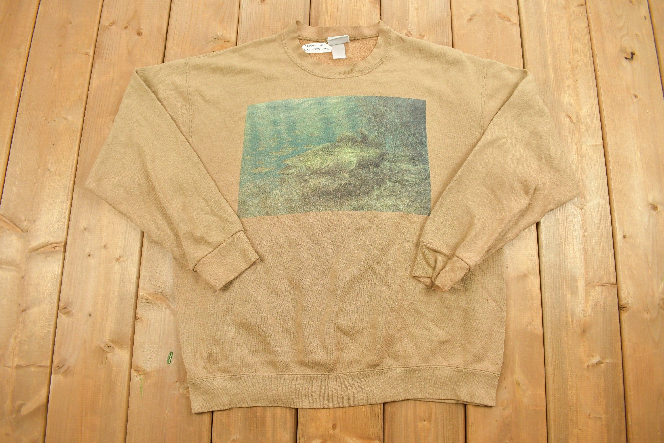 Vintage 1990s Big Fish Crewneck