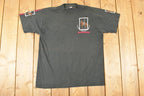 Vintage 1996 Animal Designs Horse Riding Souvenir T-Shirt Men's L