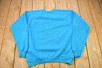 Vintage 1980s Coyote & Rabbit Theme Graphic Raglan Crewneck Sweater