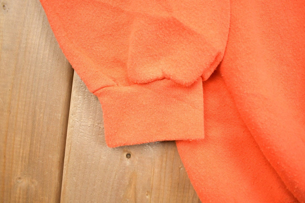 Vintage 1990s Tultex Superweight Orange Crewneck Sweatshirt