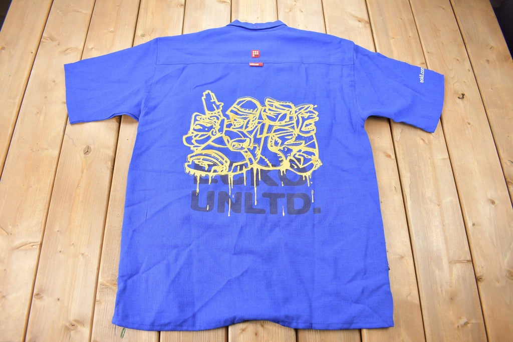 Vintage 1990s Ecko Mop Drip Button Up Shirt