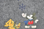 Vintage 1990s Mickey Mouse Disney Adventure Ahead Fleece Outdoorsman Sweater Men's L