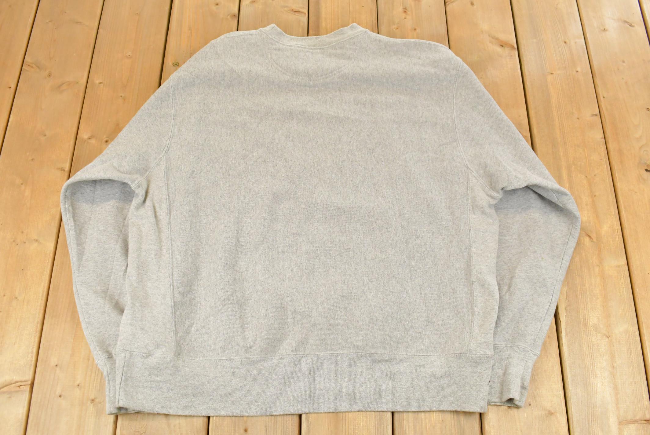 Vintage 1990s William & Mary University Collegiate Champion Reverse Weave Crewneck Sweatshirt Men's Large