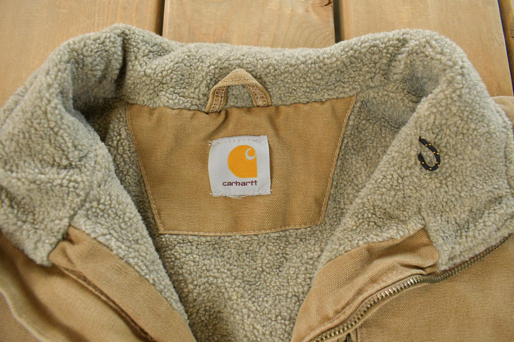 Vintage 1990s Carhartt Sherpa Lined Jacket Men's 2XL