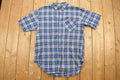 Vintage 1990s Crossbow Plaid Button Up Short Sleeve Shirt
