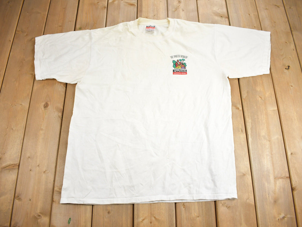 Vintage 1990s Appleton Jamaica Rum Graphic T Shirt