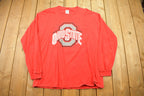 Vintage 1990s Ohio State University Buckeyes Long Sleeve NCAA T-Shirt