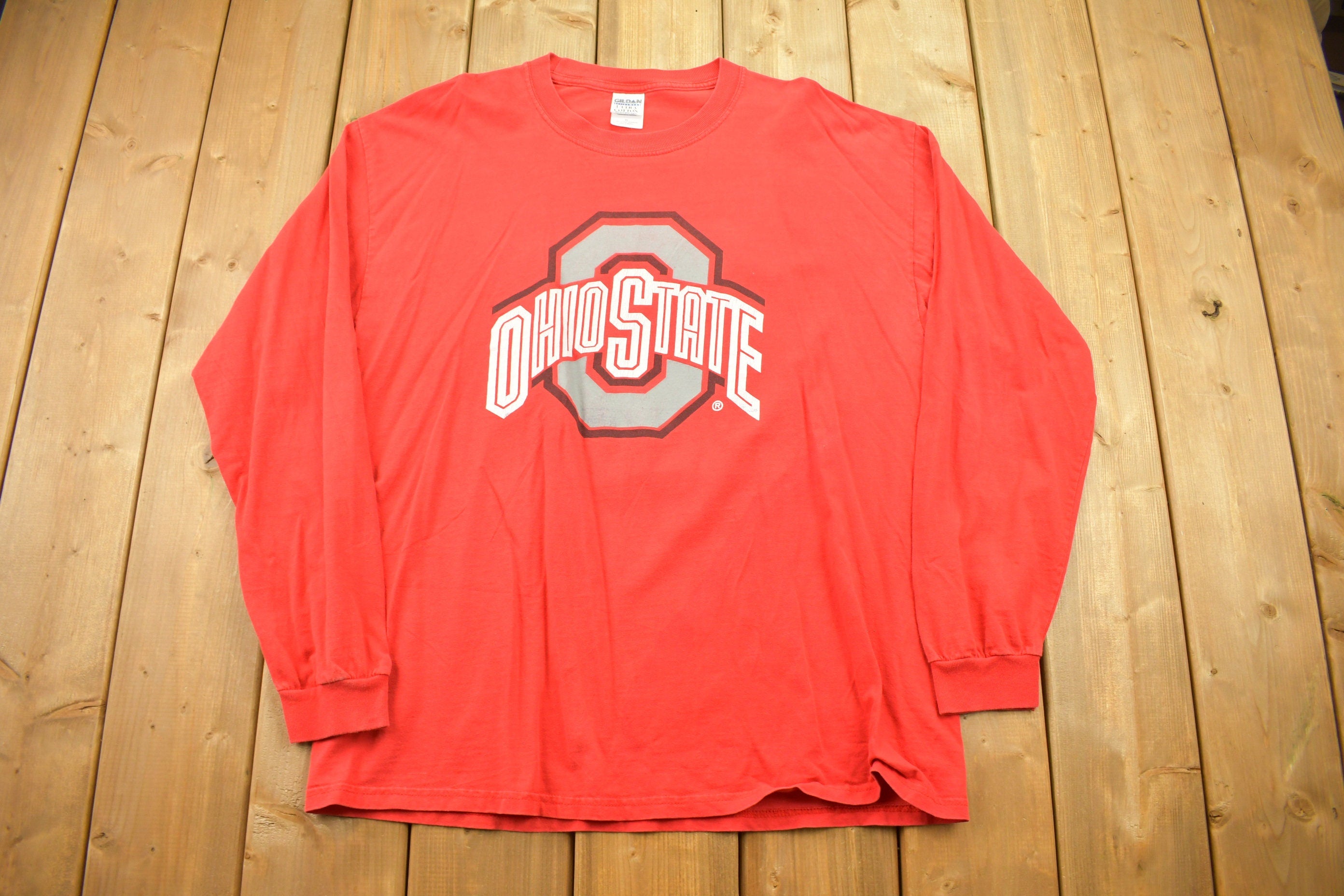 Vintage 1990s Ohio State University Buckeyes Long Sleeve NCAA T-Shirt