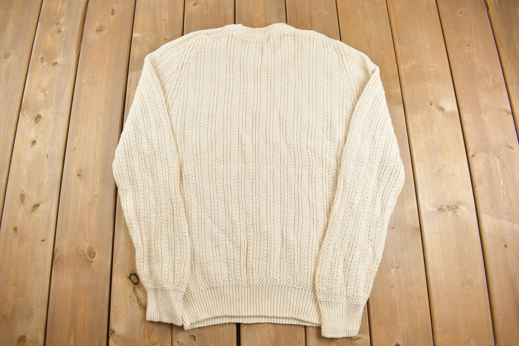 Vintage 1990s St. Johns Bay Knit Crewneck Sweater