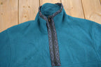 Vintage 1990s Woolrich Quarter Zip Fleece Sweater