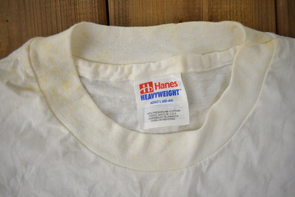 Vintage 1990s Sea Quest DSV Single Stitch TV Promo Graphic T Shirt Size L *Stains*