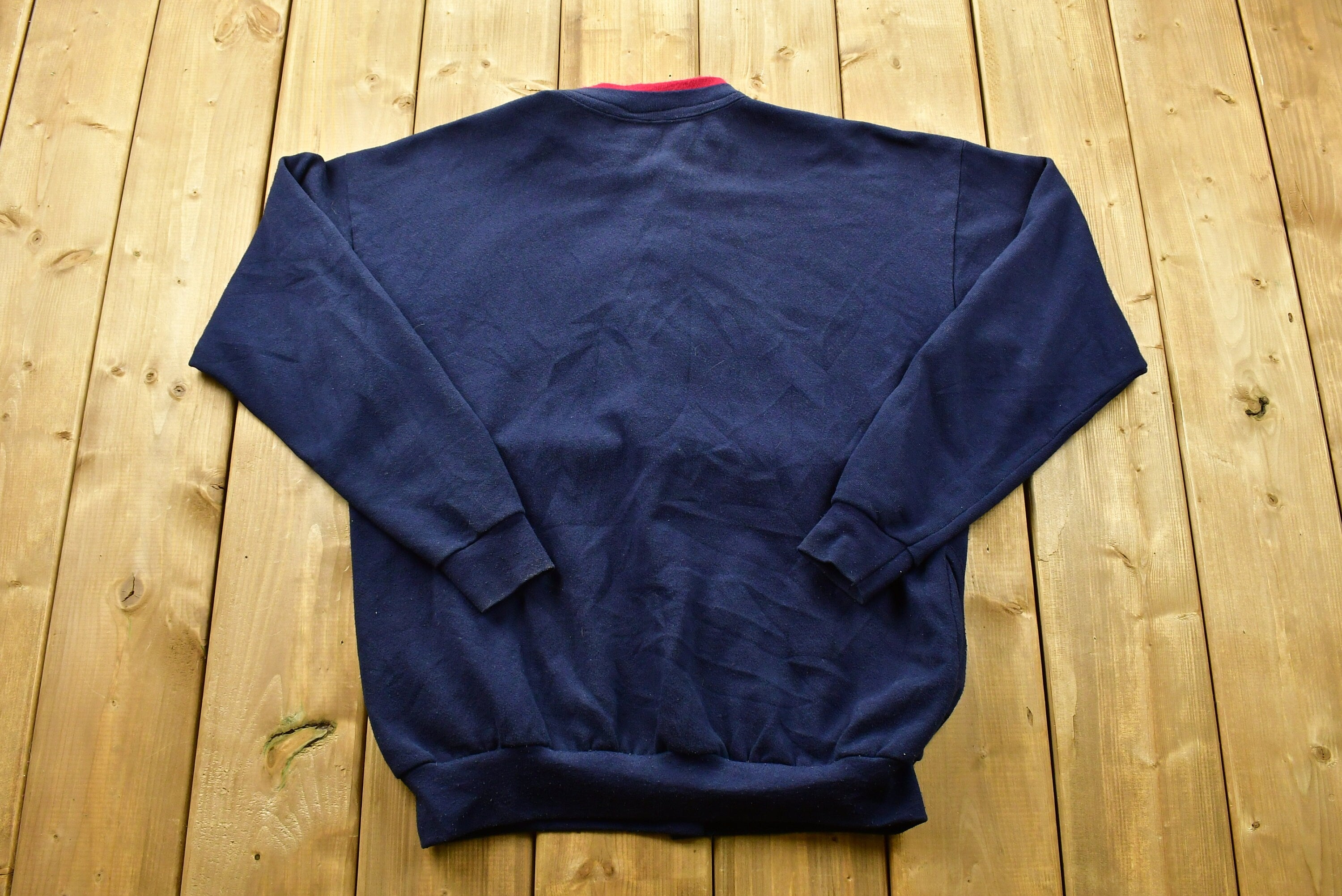 Vintage 90's Mailbox Embroidered Cardigan Sweater