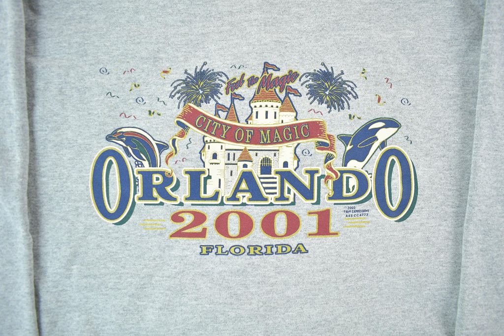 Vintage 2001 Florida Orlando Crewneck Sweatshirt Men's Large