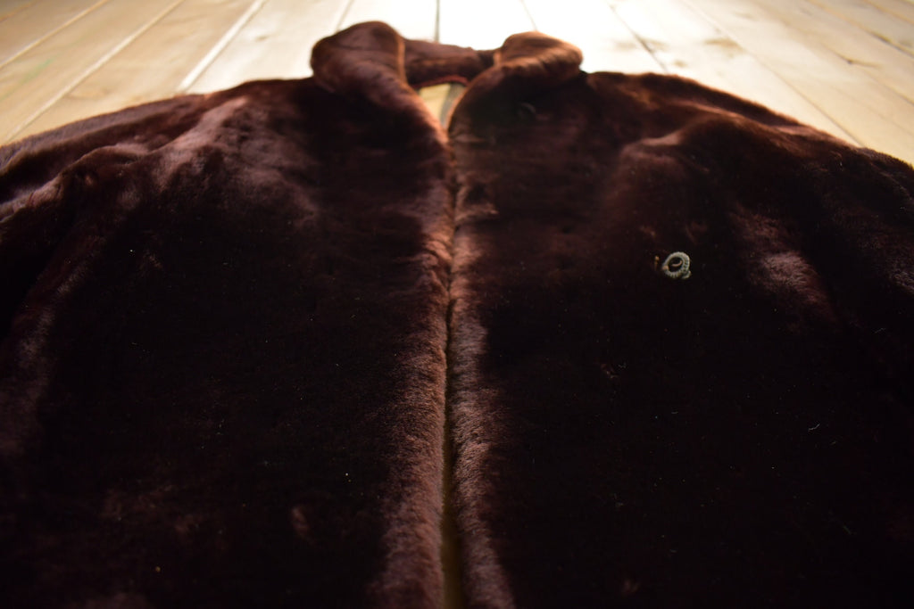 Vintage 1970s Fur Coat /