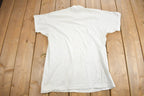 Vintage 1980s Fruit Of The Loom Blank White T Shirt
